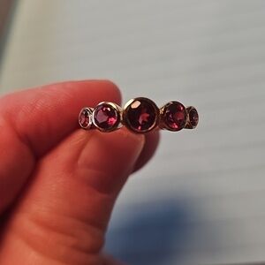 Rhodolite Garnets In Vermeil Size 8.75